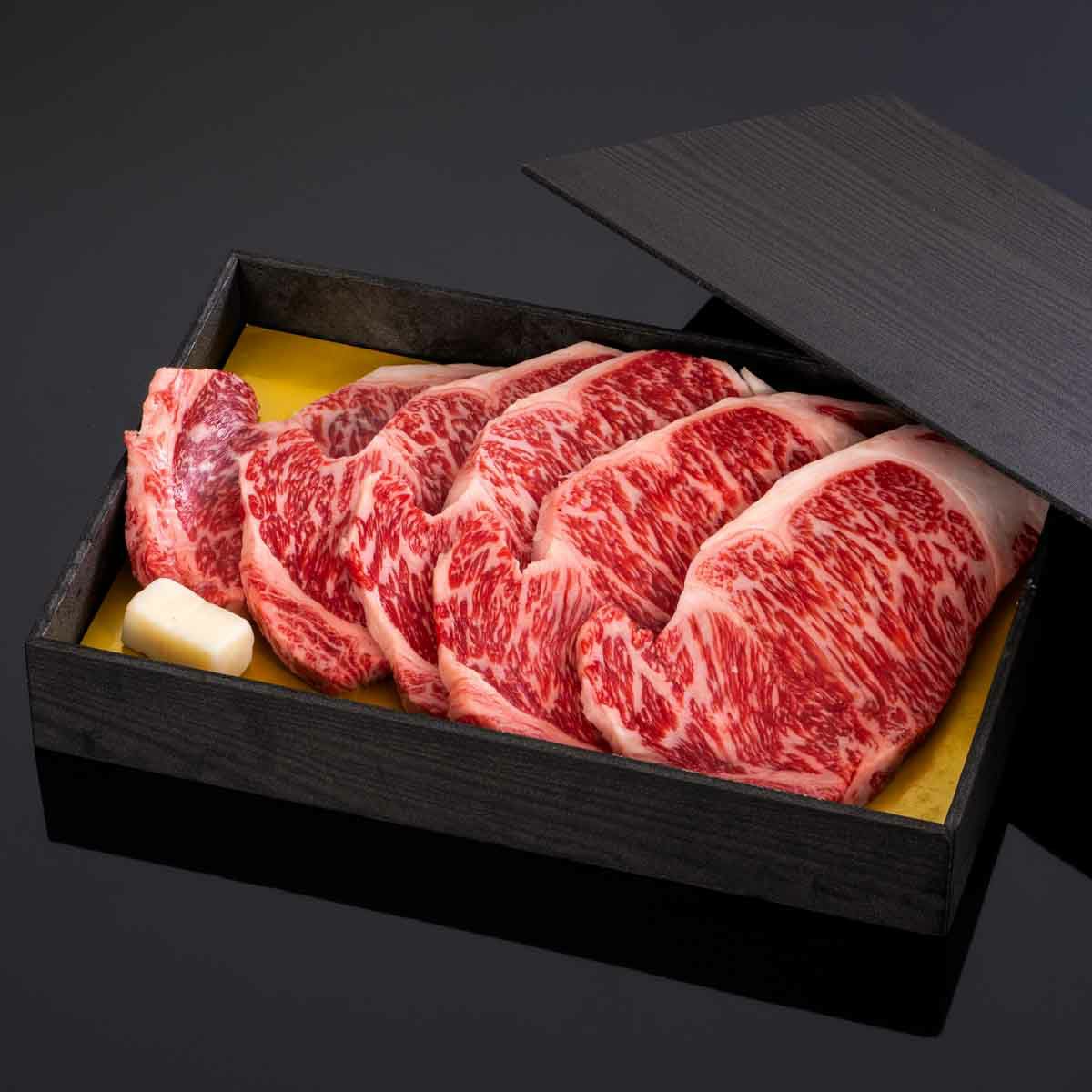熊野牛】ステーキ極上サーロイン 1kg (5枚) | 熊野牛・紀州和華牛の